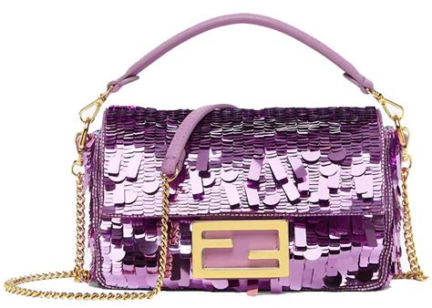 fendi medium sequin baguette|Fendi korea baguette bag.